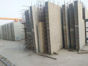 預(yù)制墻板成品堆放 (2)